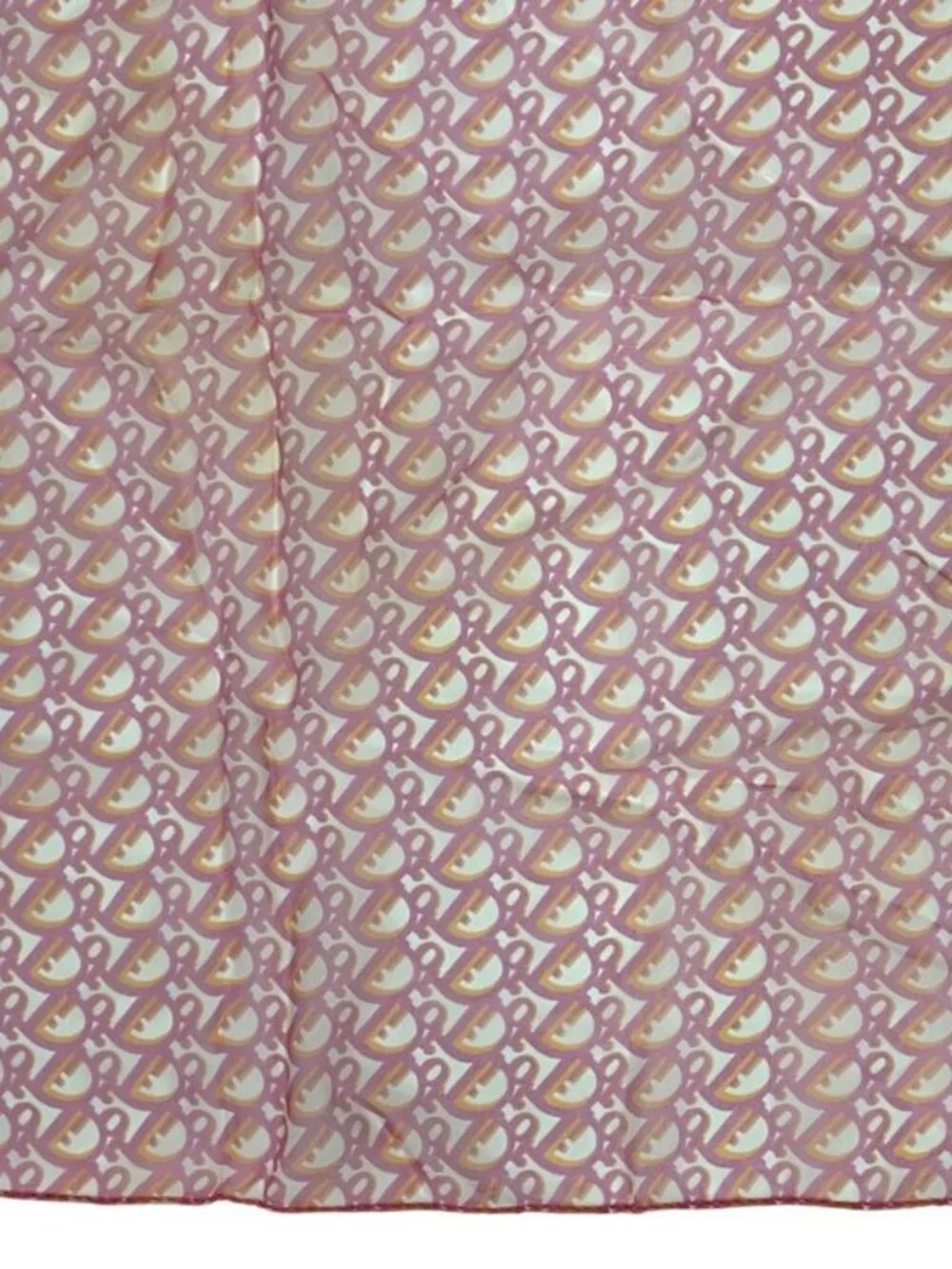 Dior Scarf Silk Trotter Pattern All Over Pink